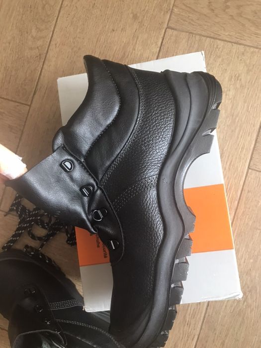 НОВИ кожени мъжки Сейфти обувки