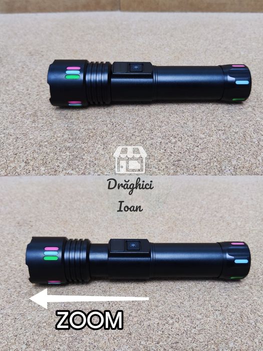 Lanterna LASER DIGITAL- led PM10 ULS tip LASER pt.distanta < 800m