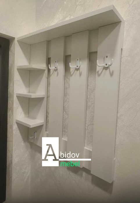 Вешалка настенная для одежды в прихожую.  От производителя низкие цены