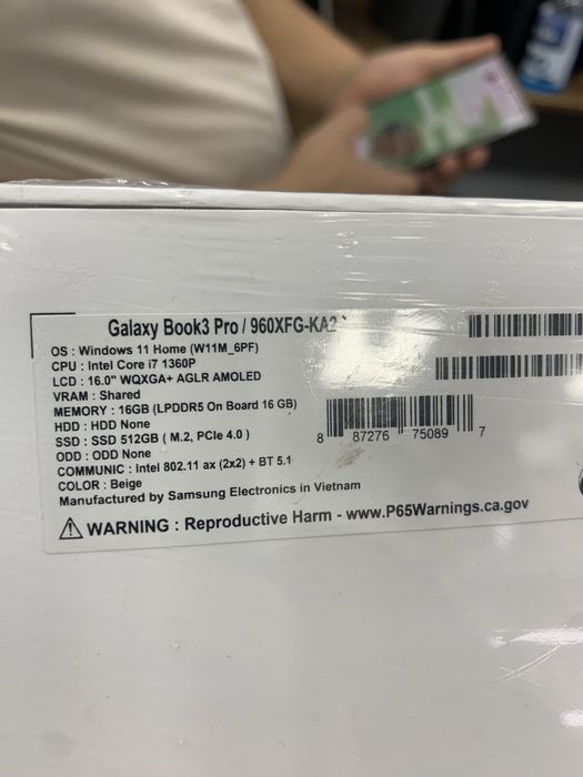 Samsung Galaxy book 3 pro