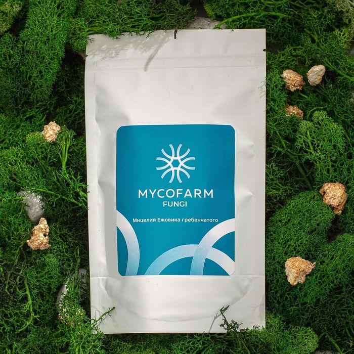 Ежовик гребенчатый ( Hericium ) мицелий,молотый порошок