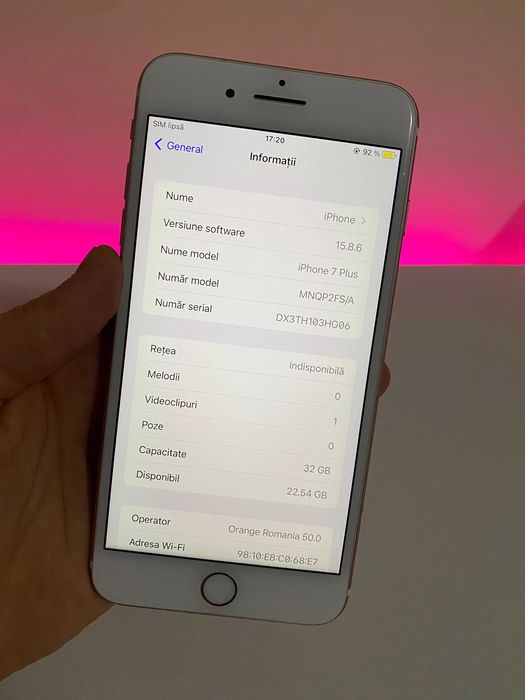 iPhone 7 plus -32 GB