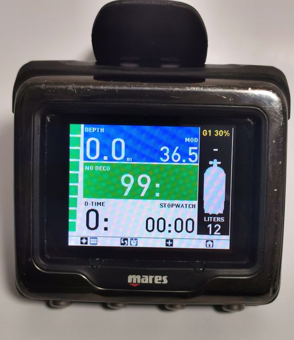 Computer scufundări Mares Icon HD black scuba diving ceas