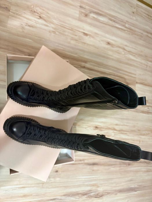 Bocanci din piele Otter, marimea 36