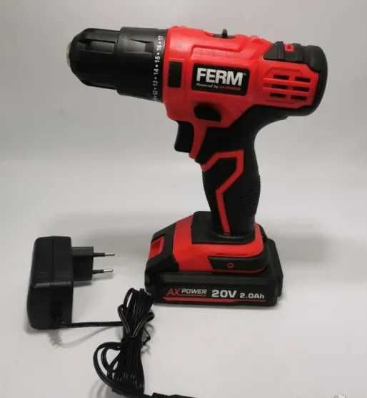 Комплект акумулаторнa бормашинa FERM