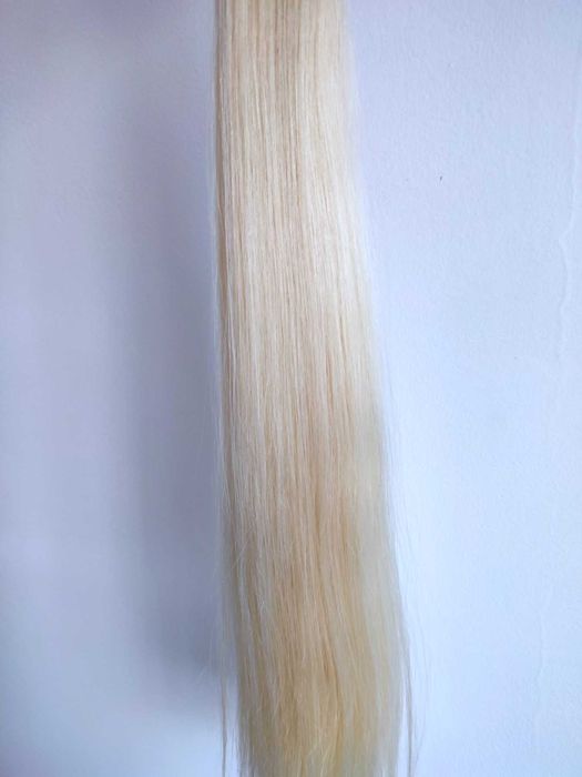 Руса виетнамска естествена коса/екстеншъни с ПЛЪТНИ КРАИЩА! 60см/100г