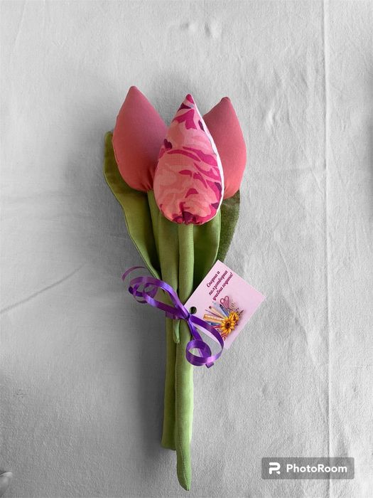 Лалета от плат / текстилни цветя