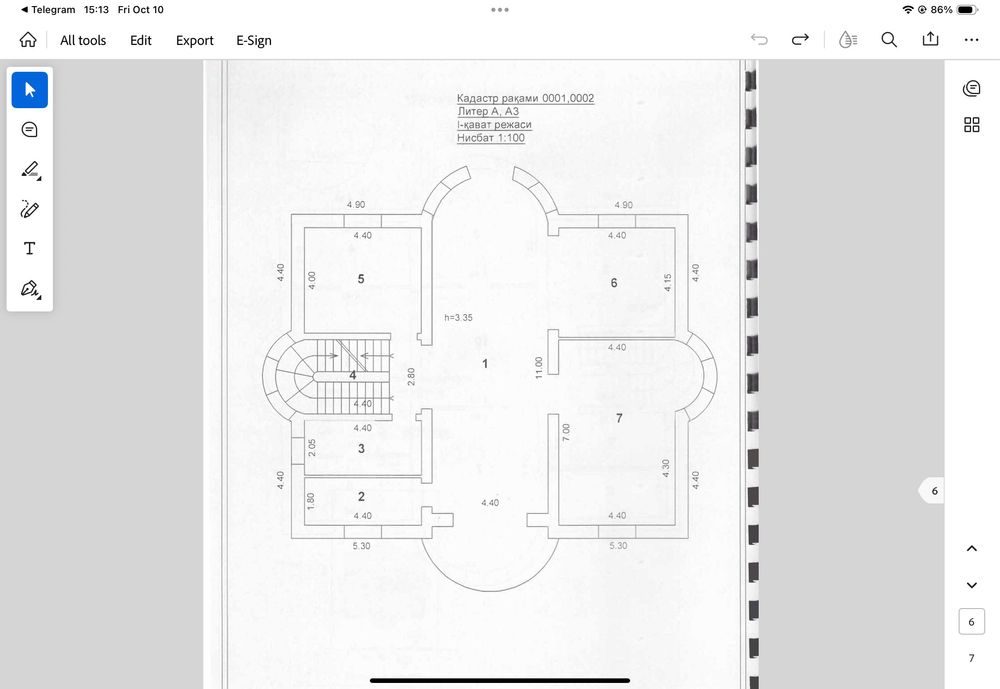 20x30m 6 sot. Uchastkada Pardozlashga tayyor Uy — Yashnobod tumanida