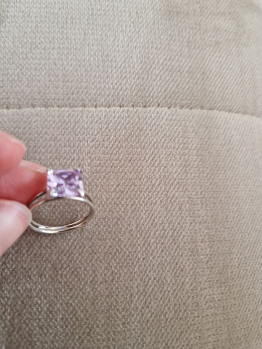 Inel argint cu piatra mov