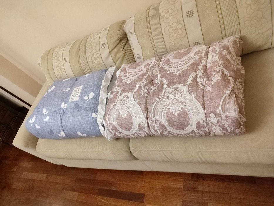 Одеяла с наполнением шелкопряд