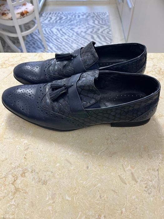 Pantofi barbati albastri
