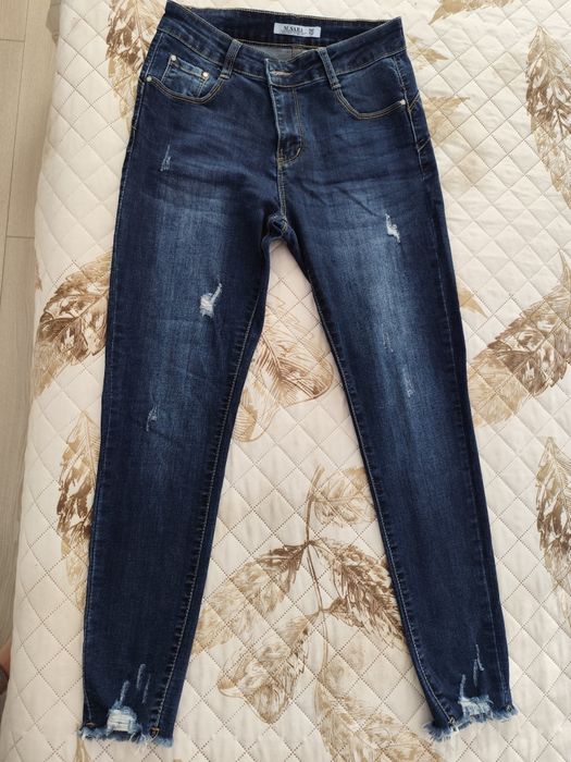 Дамски еластични дънки