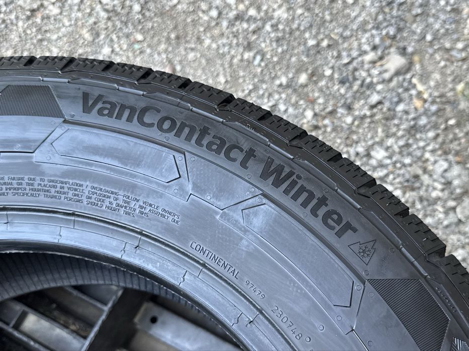2бр.ЗИМНИ ГУМИ Continental 215/65/16C за бус Iveco,Ducato,Sprinter,T5