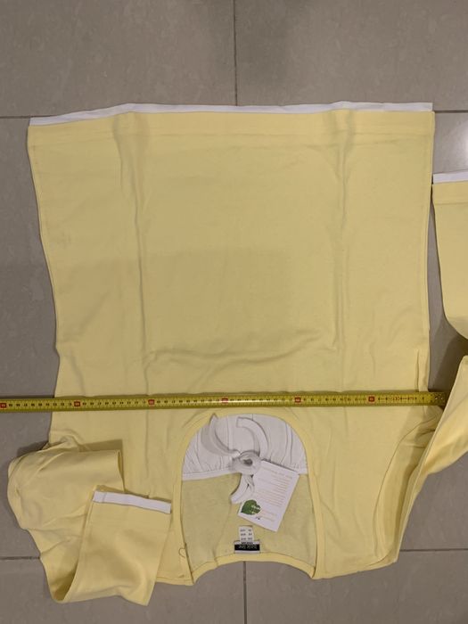 Vand vesta Oliver verde S si tricou galben dama XL-XXL