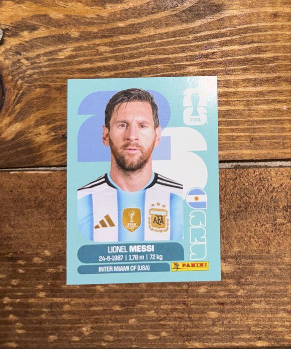 PANINI Sticker Messi