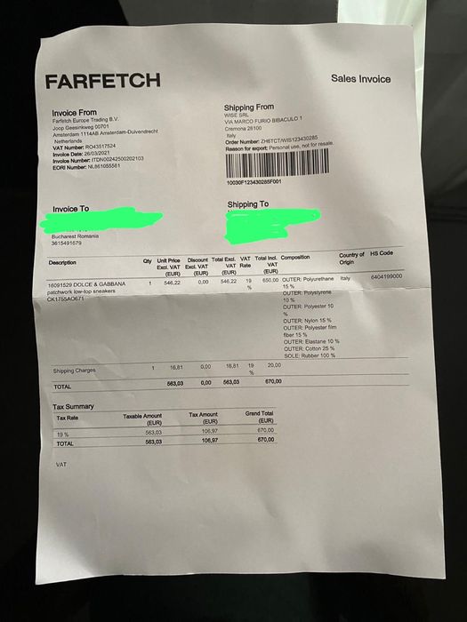 Tenesi Dolce & Gabana