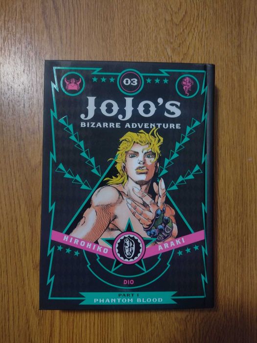 Manga Jojo's Bizarre Adventure Part 1, Vol 1-3. Part 2, Vol 1
