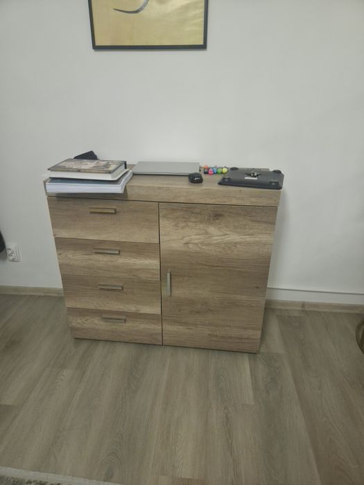 Schimb sau în 2 rate Mobilă living / sufragerie stejar sonoma