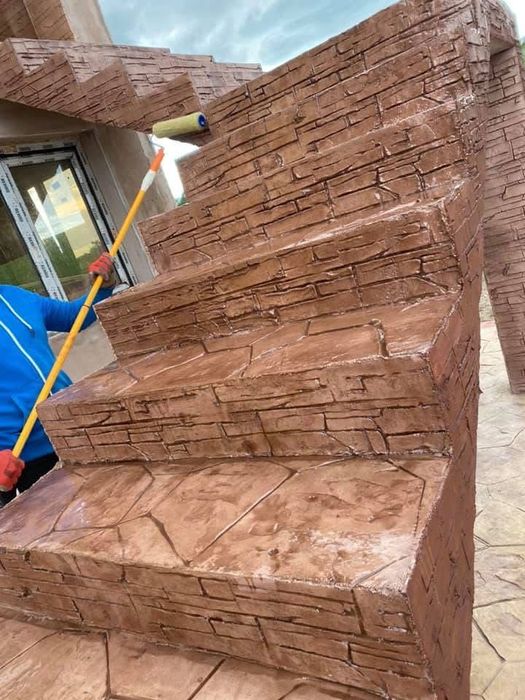Beton amprentat durabil elegant si rezistent