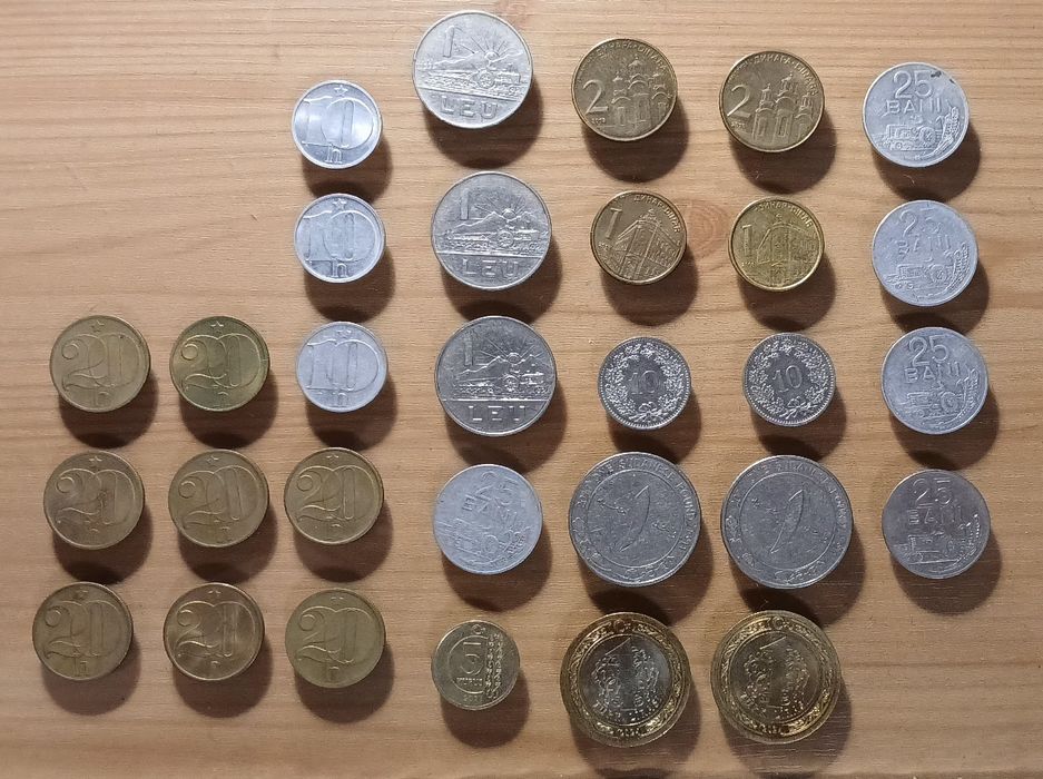 Стари монети от България и света