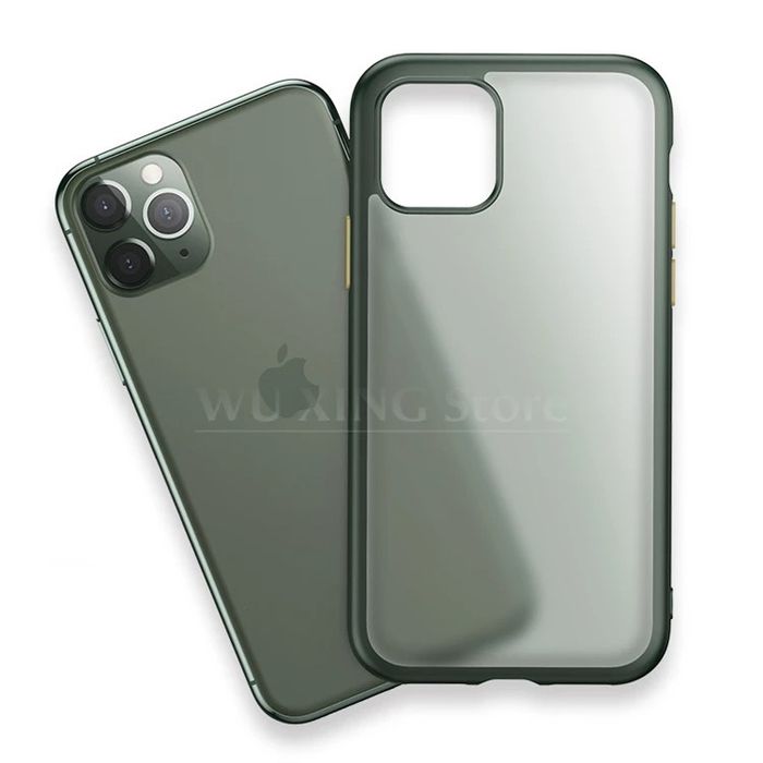 Iphone 12/13/14 PRO MAX Husa Hybrid Silicon Spate Mat Fumuriu