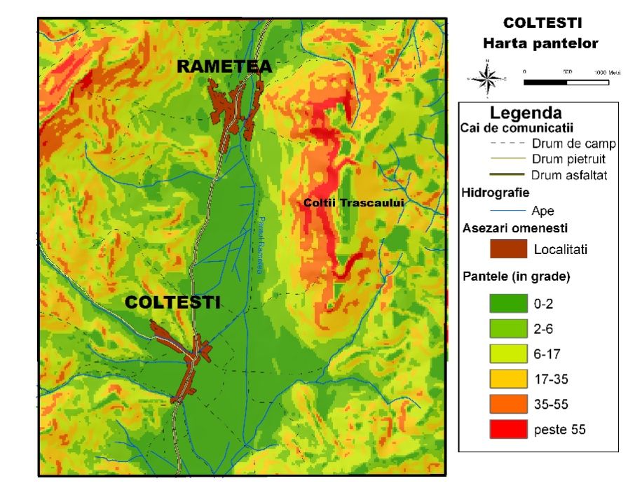 Realizez harti tematice in GIS