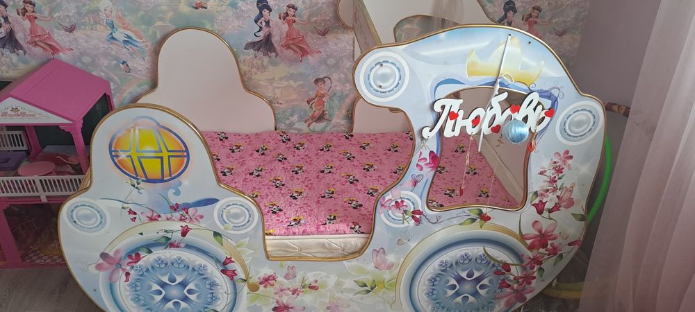 Кровать карета для принцесс