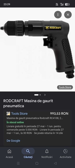 Autofiletanta pneumatica Rodcraft Model 4108