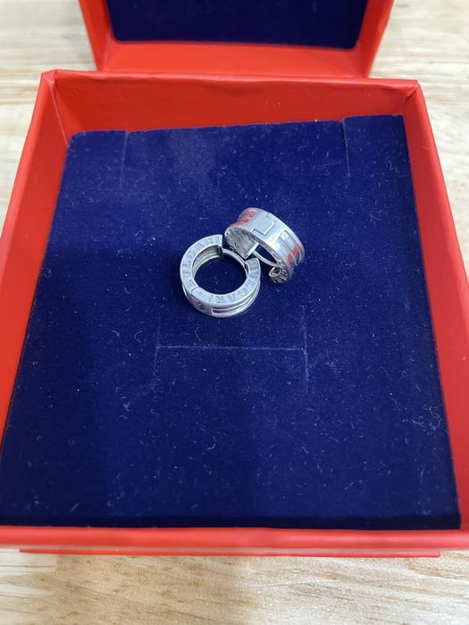 Серебряные серьги Bvlgari