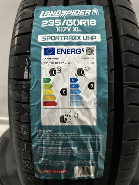 Нови летни гуми LANDSPIDER UHP 235/60R18 107V XL 2356018