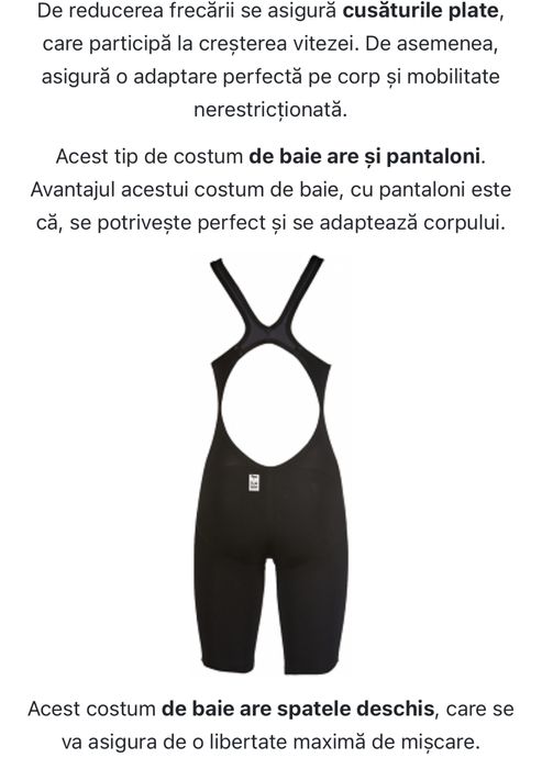 Vand costum baie competitie - Speedo