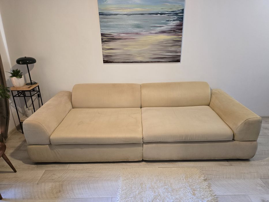 Canapea fixa din velur