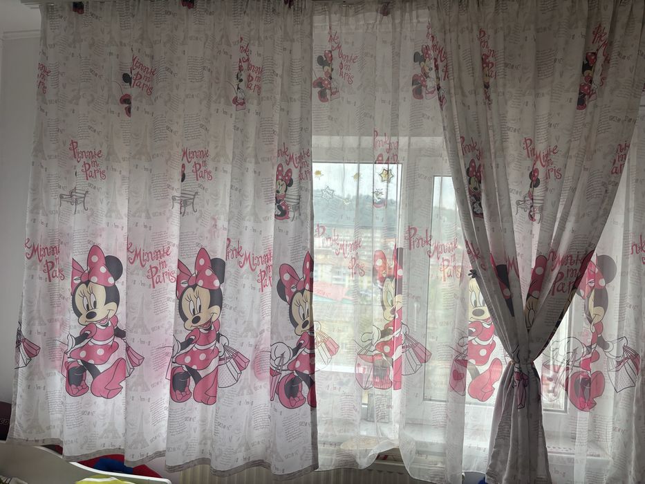 Perdea cu draperie Minnie Mouse