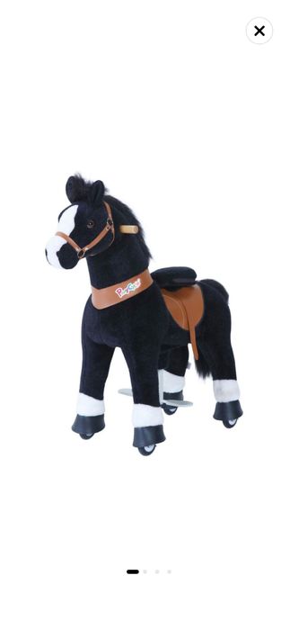 PonyCycle căluț interactiv, mărimea S – negru