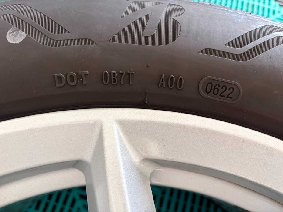 Jante cu anvelope vara 265 50 R19 Brigestone Alenza dot22 7mm Bmw G05 G06 X5 X6 style 734 stare impecabila