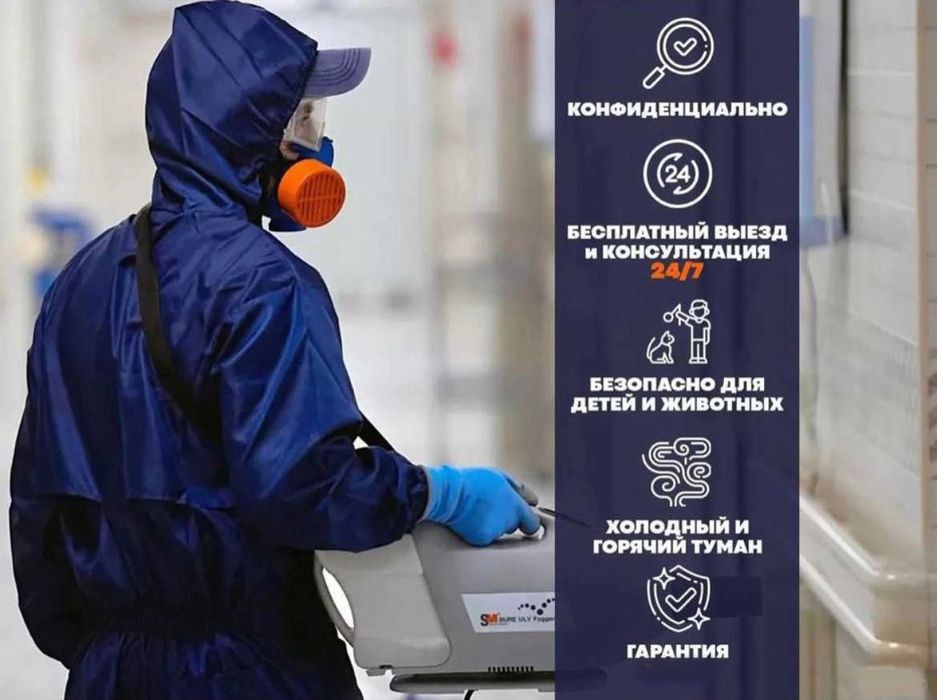 СЭС СЕРВИС | Уничтожим тараканов, клопов, блох — 100% результат!