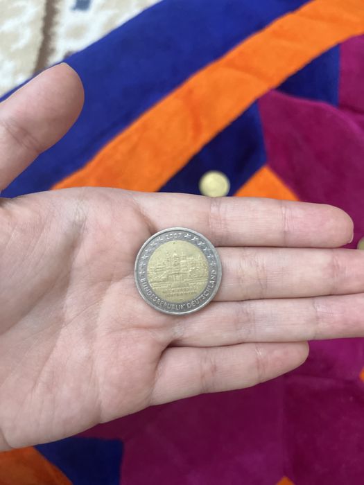 2 евро монета старая