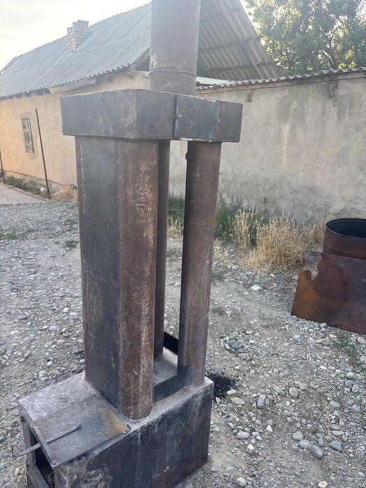 Печь для бани.  Газом тоже