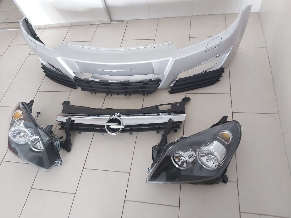 Pachet Fata Completa Bara+Acc Opel Astra H 2004-2007 (Z157 (Gri))