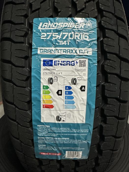 Нови джипови гуми LANDSPIDER GRANDTRAXX A/T 275/70R16 114T БОРД 2757016