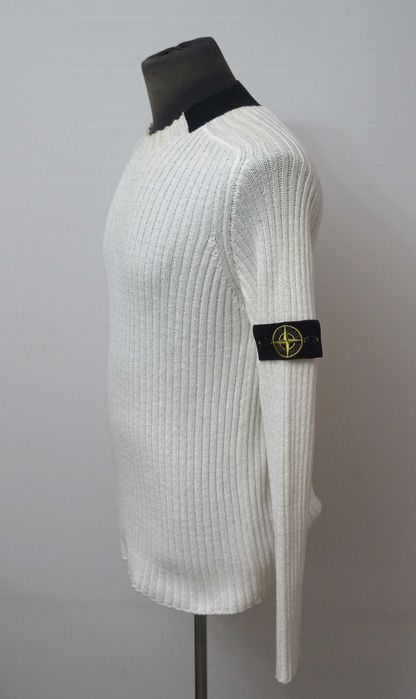Pulover Stone Island alb marimea M
