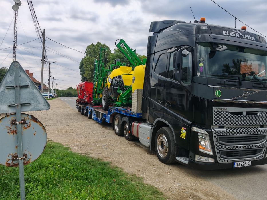 Efectuam transport intern si international cu trailer