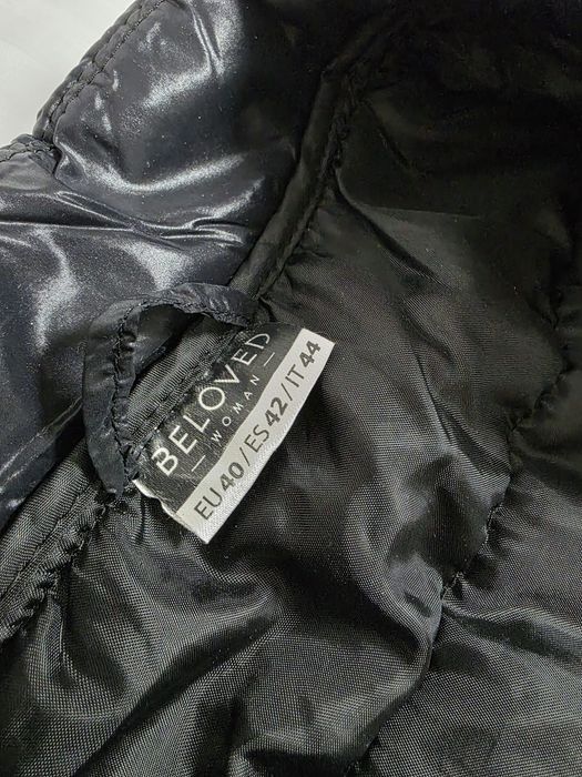 Черно лъскаво яке - размер 40