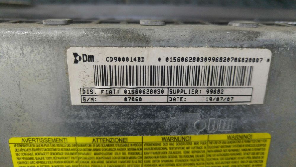 Airbag pasager stanga alfa romeo 159 939 cd900014bd 01560628030 pd90001020