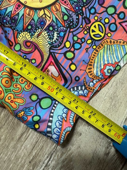 Pantaloni scurti Short Plaja Bărbați RRD Roberto Ricci Designs Psychedelic Hippie Print L Talie 46 cm