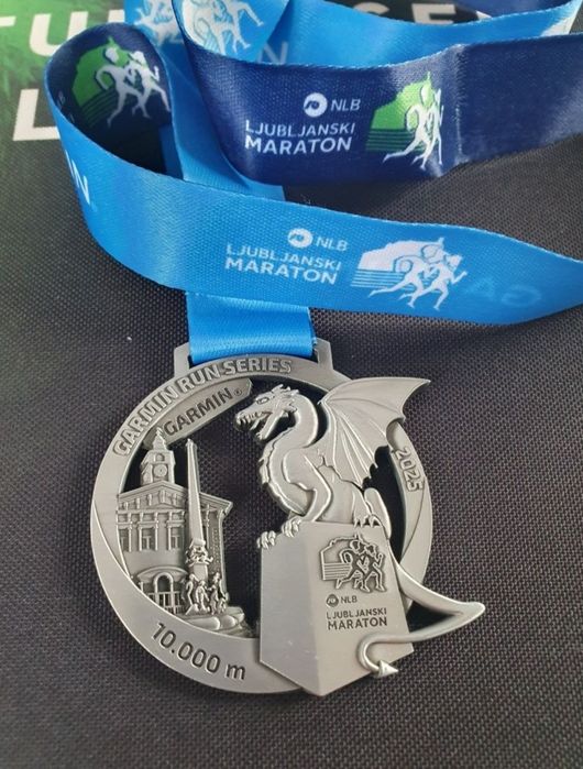 Медал от маратон Любляна 2025г