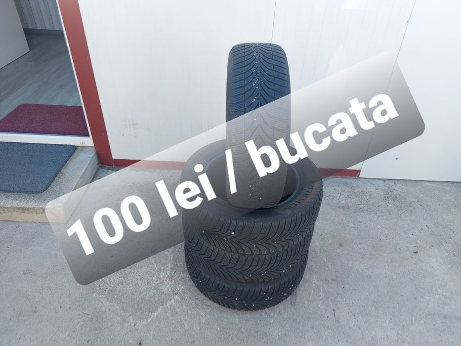 100 lei bucata! Set anvelope M+S/IARNA 185 60 15 Vredestein