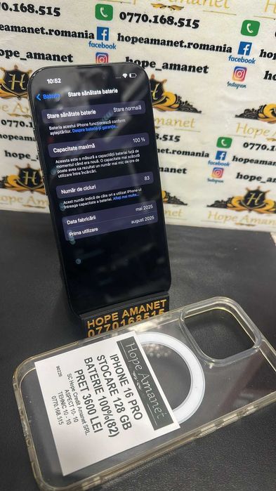 Hope Amanet P3 Iphone 16 Pro