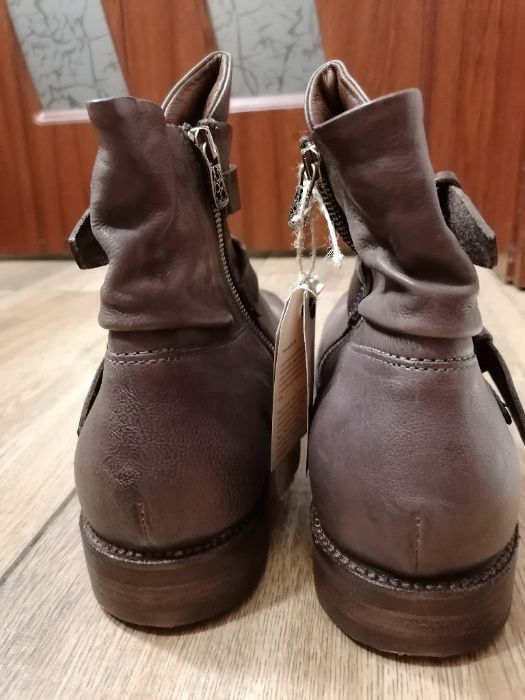 Мъжки италиански кожени боти A.S.98