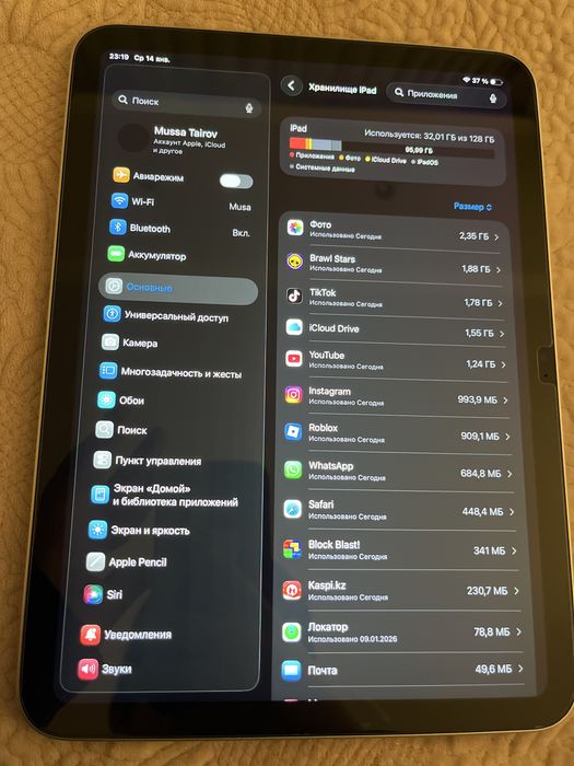 Айпад а16 в хорошом состояни